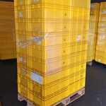ca.40x Opslagbakken, Geel