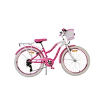 Volare Lovely Kinderfiets  Meisjes  24 inch  Roze  Twee handremmen