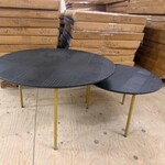 Salontafel set van 2, donkergrijs