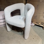 Fauteuil, zand boucle, design