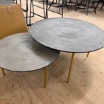 Salontafel set van 2, lichtgrijs