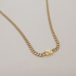 Mario Valentino goldplated koningsketting / collier