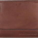 2x Portefeuille, MicMac Bags, 20581, zwart en cognac