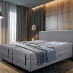 Elektrische boxspringcombinatie M-Ray, Sense Exclusief, Grijs