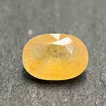 Edelsteen – 2.50 carat natuurlijke gele saffier