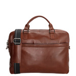 Laptop tas, MicMac Bags, Le Mans, cognac