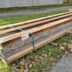 Ca. 23x Douglas balken fijnbezaagd, 50x150mm, lengte 400cm (B keuze)