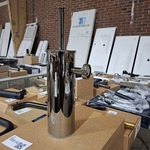 Toilet- borstelhouder Hotbath, Cobber, zwart/chroom