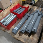4x Hydraulische cilinder
