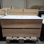 Badmeubel HR badmeubelen, Lorencio, grijs eiken