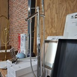 Staande badkraan chroom