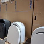 WC-set Geberit/Clou, mat wit