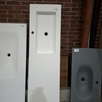 Badmeubel Elise, maatwerk, mat wit