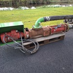 Mestpomp met hydro motor