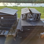 2x Pallet slangbruggen