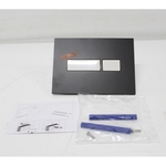 Plieger Flair Bedieningsplaat Glanzend Zwart/Wit