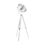 Eglo Covaleda Vloerlamp E27 164cm Wit/Zilver