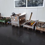 6x Pallet diversen vnl. metaalwaren