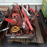 Pallet diverse hooipakpers onderdelen, O.a. New Holland