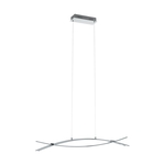 Eglo Nevado Led Hanglamp 3 lichtpunten Chroom Wit
