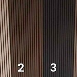 8x Akoestisch wandpaneel 260×60, Walnoot (4), 2025