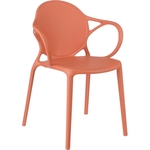 Mica Decorations Tuinstoel Nebraska Polypropyleen Zalm