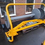 Mestslanghaspel in onderdelen