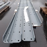 2x pallet chassis balken, modulair