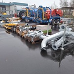 Pompunit in onderdelen, Tjalma