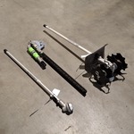 3x Opzetstuk (heggenschaar, bosmaaier en cultivator), EGO