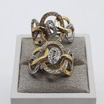 Paar oorhanger, 18 karaats