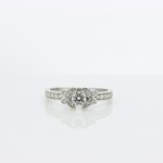 Dames ring Solitair ring