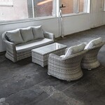 4-delige tuinmeubelset, Furniqs, Catalina