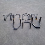 7x Paddockstand, O.a. ProWorks En Cruizer, Zwart