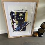 Artprint Herman Brood “Eric Clapton”  Slowhand , 1993