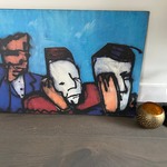 Artprint Herman Brood “Horen, zien en zwijgen”