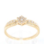 Gouden ring met diamanten