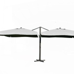 Parasol Paralux Dubbel 3×3 M Wit