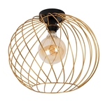 Lucide Danza Plafondlamp 40 cm Mat Goud/Messing