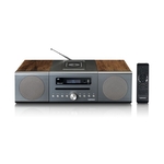 Lenco MC-175SIHome audio-microsysteem 40 W Zilver Hout