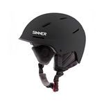 Sinner Skihelm Whistler Mat Zwart Maat 61