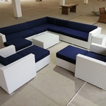 Loungeset Vonato  12-delig Wit