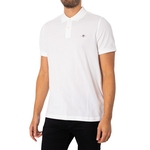 Gant Pique Polo Wit M