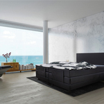 Elektrische boxspringcombinatie M-Ray, Sense Exclusief, Zwart