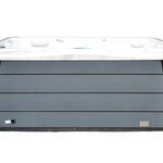 Outdoor Spa Vonato Vrijstaand 5 persoons bad Sneeuwwit bad met grijze