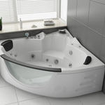 Massagebad Vonato Hoekbad Hoogglans wit