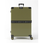 ONYX Check-in koffer 100L TSA slot Spinner wielen Olive