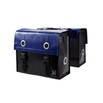 Willex Dubbele Bisonyl Tas 52L Blauw/Zwart