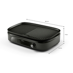 Philips Tafelgrill HD6210/90 Instelbare temperatuur 2400W