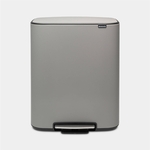 Brabantia Bo Sense of Luxury Prullenbak 60 l Mineral Concrete Grey